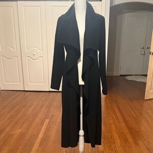 Women’s Long Black Duster